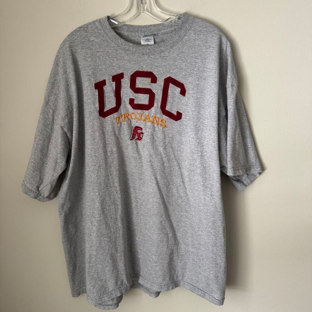 Vintage USC Trojans Single Stitch 100% Cotton T-Shirt 2XL